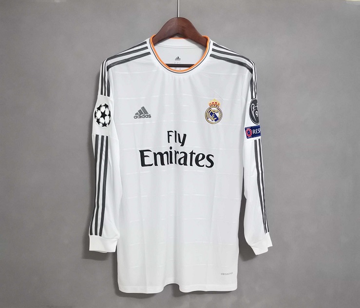 AAA Quality Real Madrid 13/14 Home Long Soccer Jersey